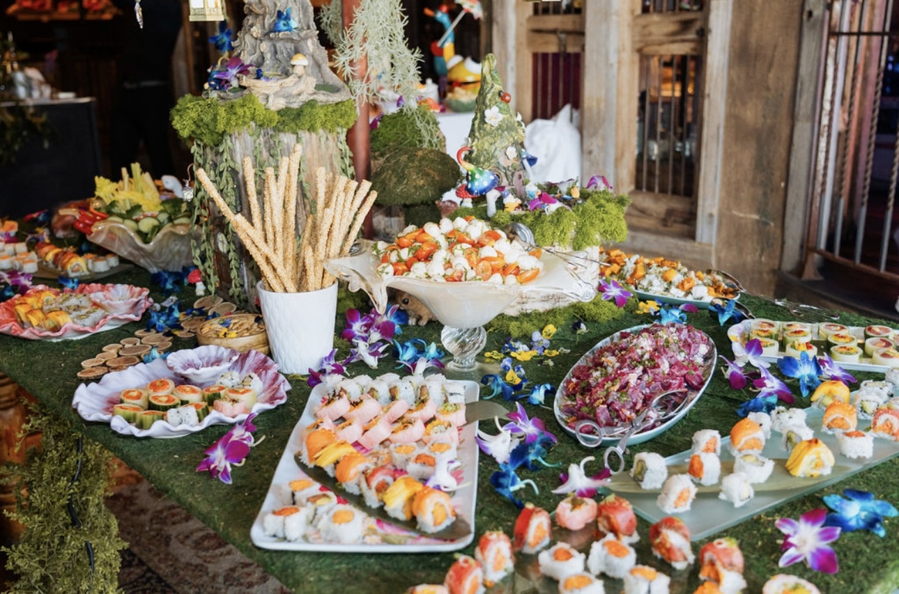 Custom baby shower menu Long Island dietary accommodations vegan gluten free allergen friendly